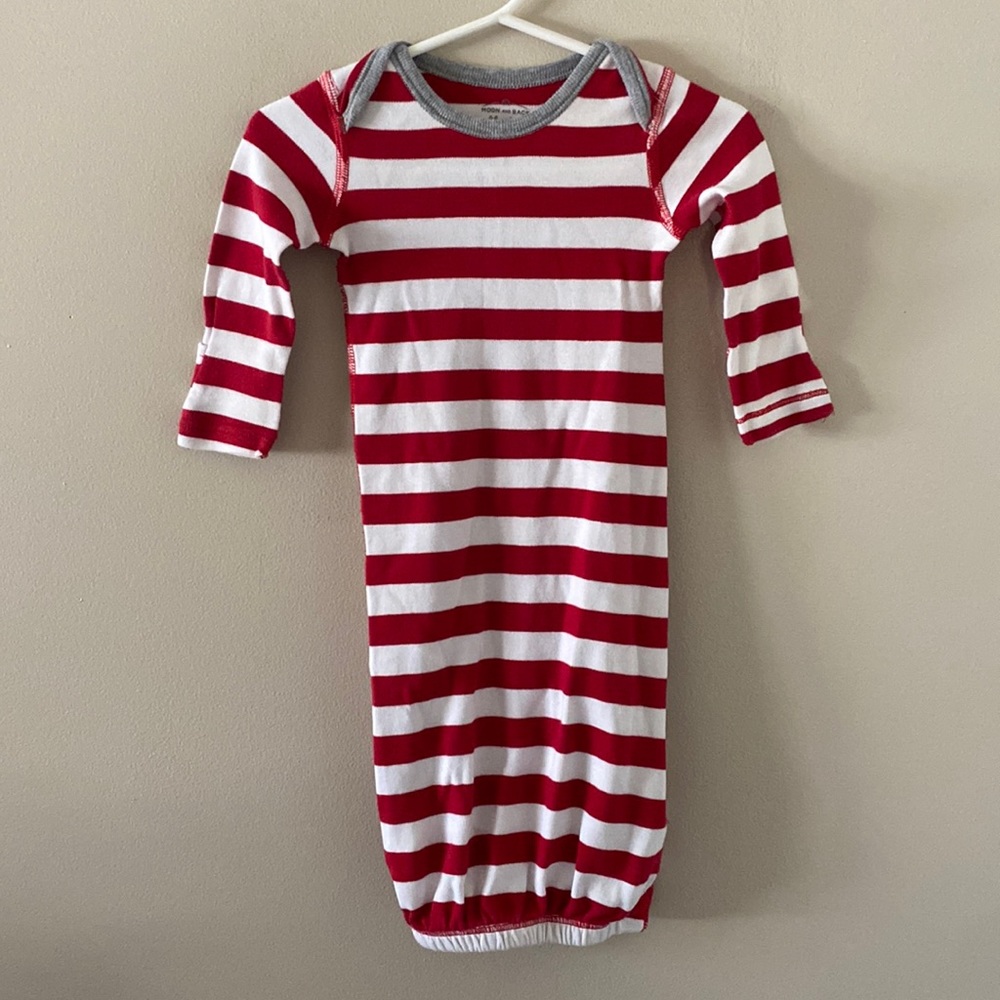 Hanna Andersson striped sleep gown